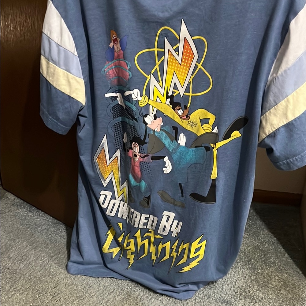 Disney Blue Goofy and Max Short Sleeve Tee - Picture 2 of 3